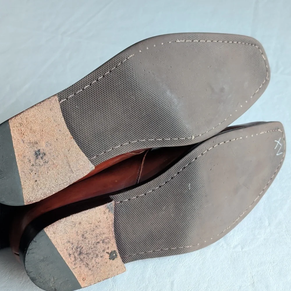 JOHN FLUEVOG Brown Leather Oxford Derby Lace Up Shoes Men's Size 11.5